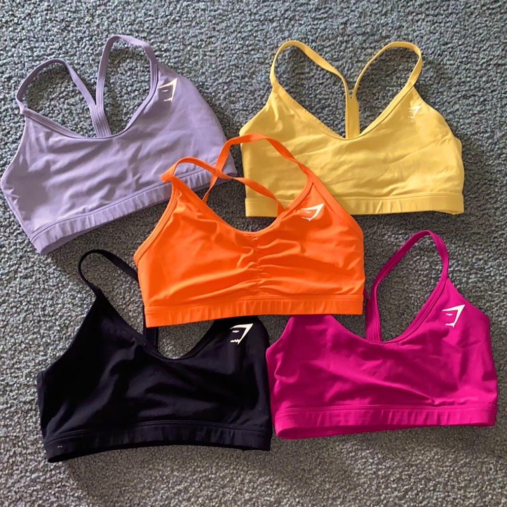Gym shark sports bras all in GREAT condition.